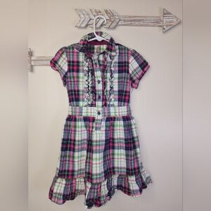 Girls 6 Plaid Dress